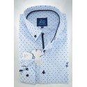 CAMISA RAYAS ESTAMPADA 1652A