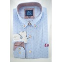 CAMISA RAYAS ESTAMPADA 1653C