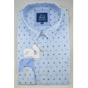 CAMISA RAYAS ESTAMPADA 1677B