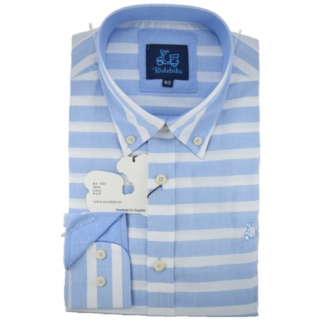 CAMISA RAYAS HORIZONTALES 1551B